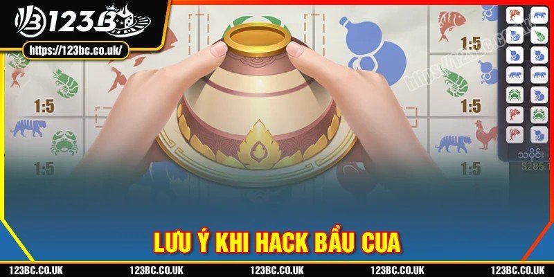 Những lưu ý quan trọng khi sử dụng Bầu cua Hack